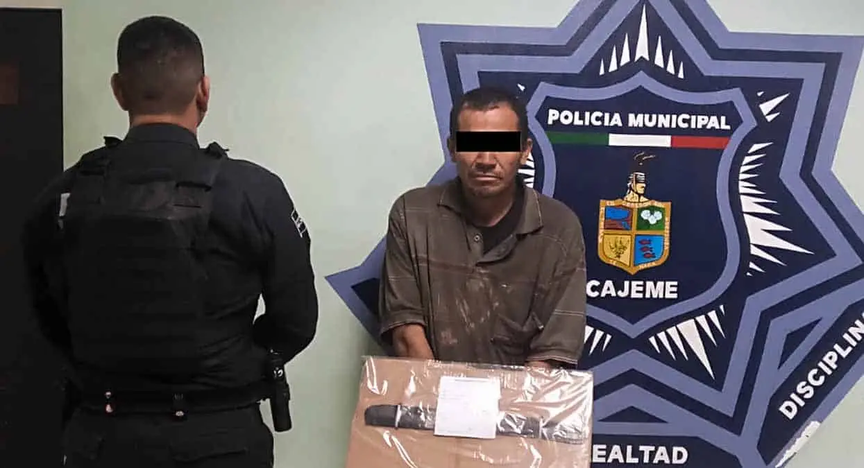 Capturan a "machetero" en la Hidalgo