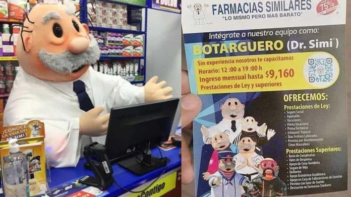 Sorprende sueldo como botarga del Doctor Simi