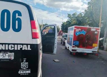 Roban dulces a repartidor