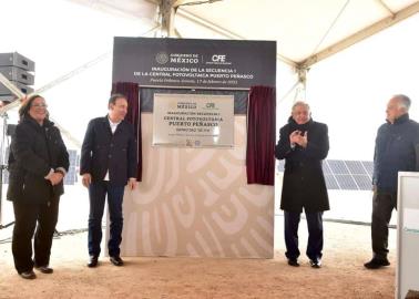 Inauguran AMLO y Durazo Planta Fotovoltaica de Puerto Peñasco Inauguran AMLO y Durazo Planta Fotovoltaica de Puerto Peñasco