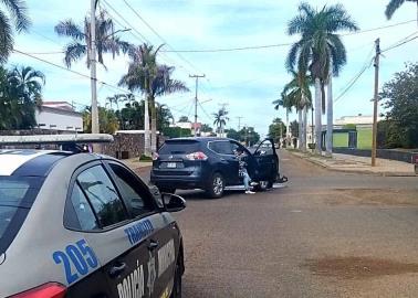 Aparatoso choque en la Zona Norte cuantiosos daños