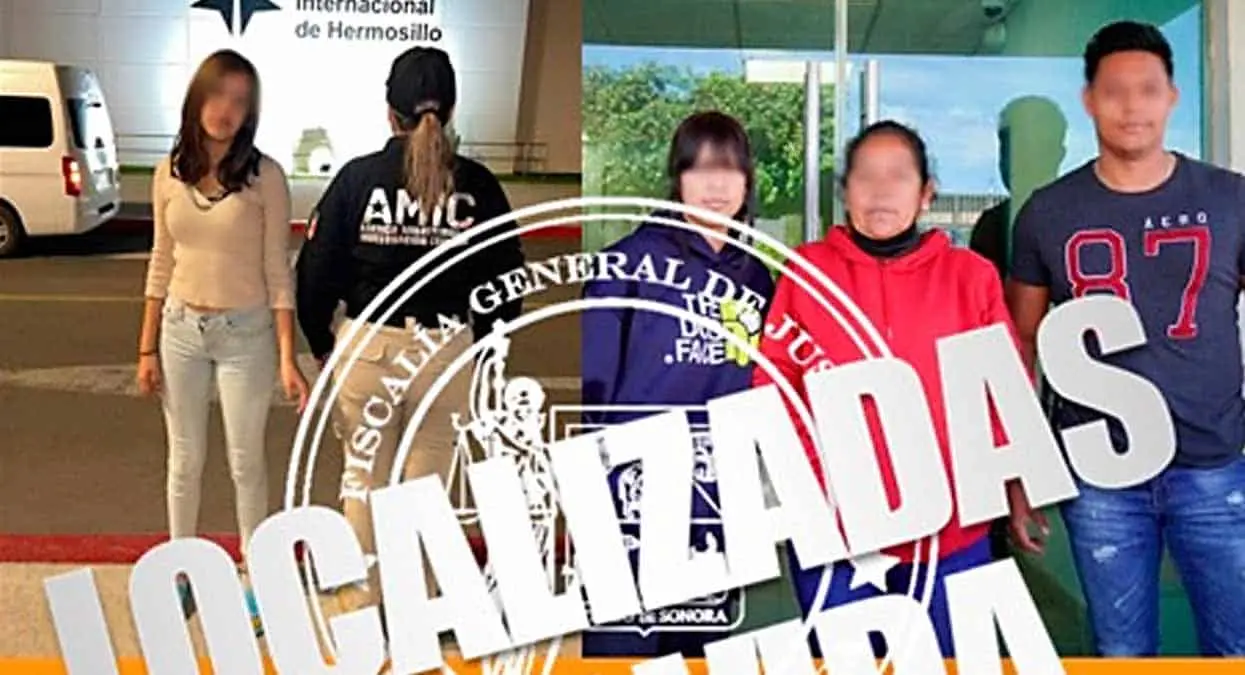 Hallan sanas y salvas a jovencitas de Huatabampo