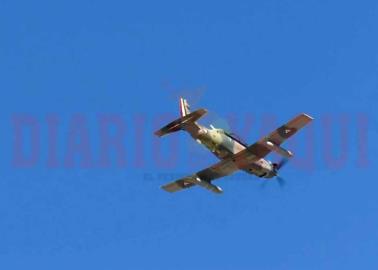 Sorprende presencia de Fuerza Aérea en Obregón  Sorprende presencia de Fuerza Aérea en Obregón