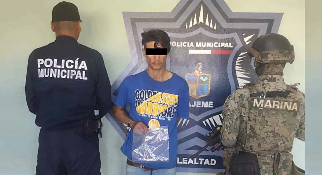 Detienen a "El Padrino": traía crystal