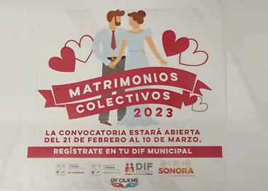 DIF Cajeme amplía plazo para registro a matrimonios colectivos