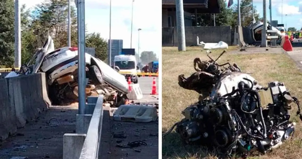 Video. Fatal accidente en caseta de peaje