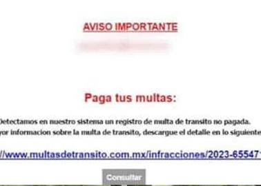 Alertan de correos falsos por cobros de multas