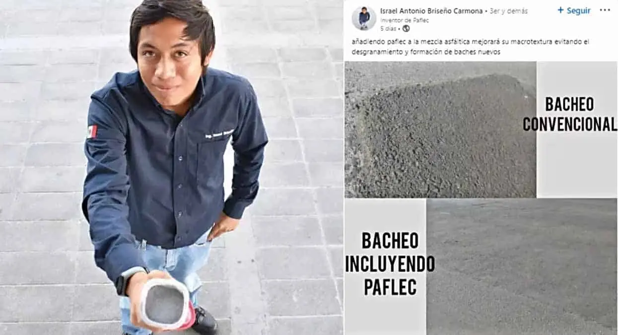 Ingeniero mexicano crea pavimento que se regenera con el agua