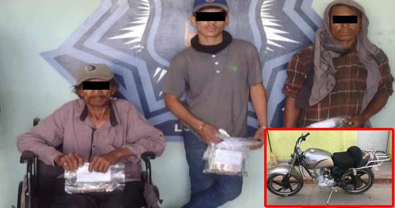 Capturan a sujetos con droga