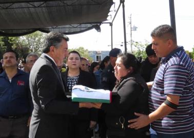 En Cajeme, despiden a policías asesinados
