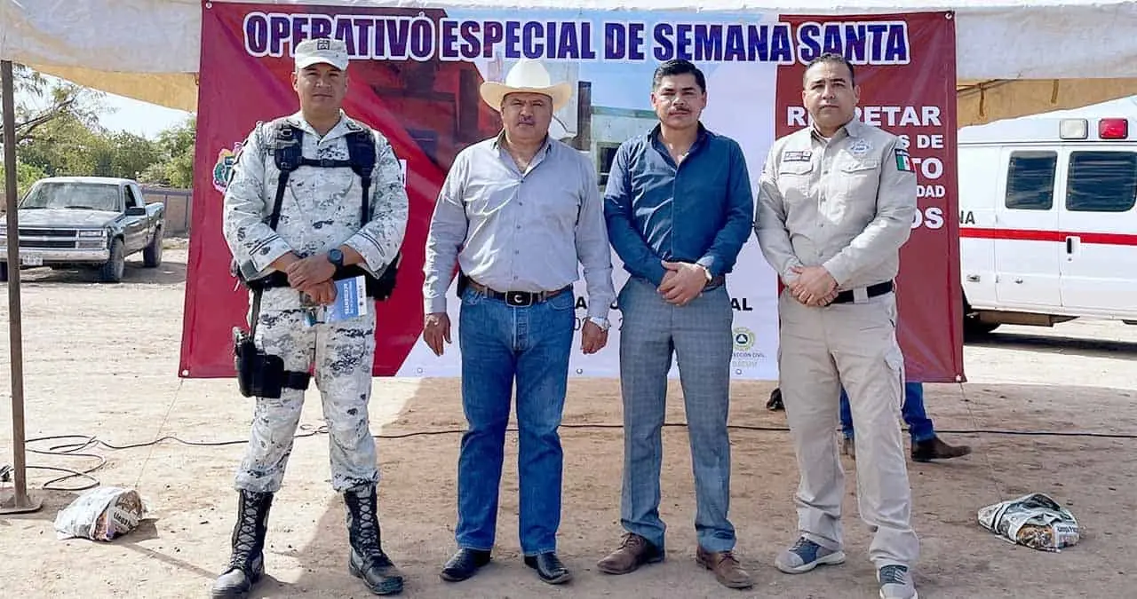 Arranca operativo especial de Semana Santa 2023 en Bácum