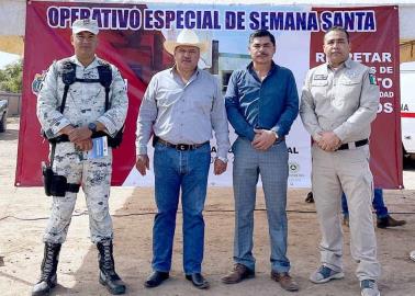 Arranca operativo especial de Semana Santa 2023 en Bácum