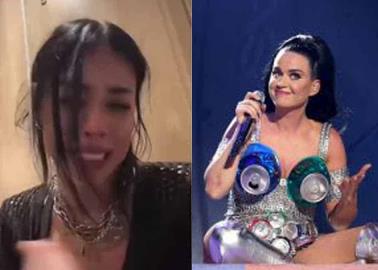 Katy Perry hace llorar a Danna Paola