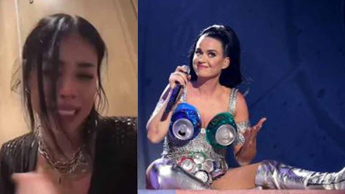 Katy Perry hace llorar a Danna Paola Katy Perry hace llorar a Danna Paola