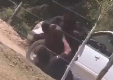 Video. Policías de Sonora se agarran a golpes