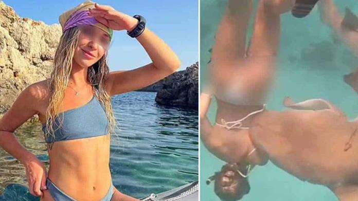 VIDEO. Tiburón ataca a mujer durante buceo VIDEO. Tiburón ataca a mujer durante buceo