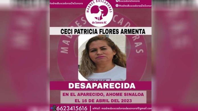 Reportan desaparición de Cecy Flores Reportan desaparición de Cecy Flores