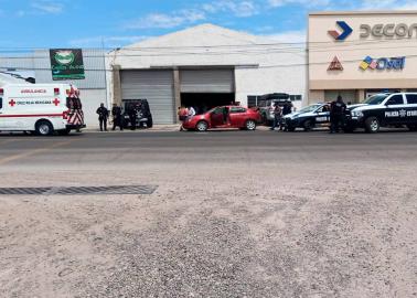 Carambola en la calle Sufragio deja 2 lesionados