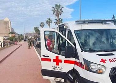 Flota cadáver en playa de San Carlos
