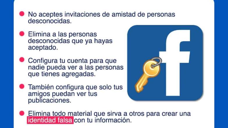 Evita ser víctima de un delito en Facebook