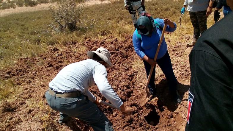 Buscadoras de Huatabampo localizan restos humanos en el municipio de Benito Juárez, Sonora