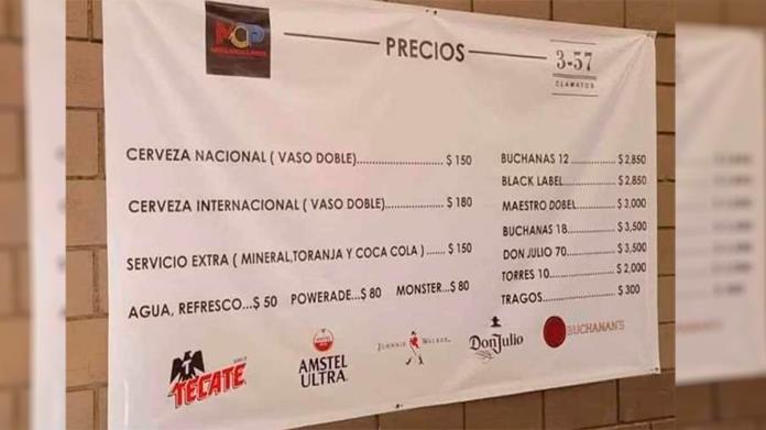laberinto poco Desmantelar Diario del Yaqui - Palenque de Hermosillo: Indignan los excesivos precios  de bebidas