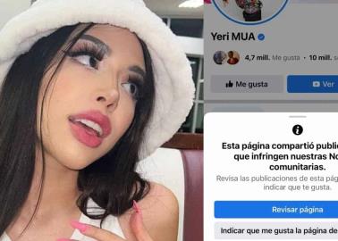 Yeri Mua recibe advertencia de Facebook; podría perder su página