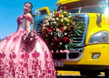 VIDEO | Orgullosa quinceañera llega a misa en el tráiler de su papá