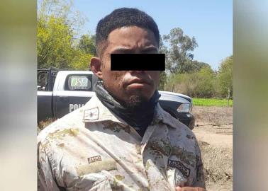 VIDEO | Detienen a presunto sicario con vestimenta militar en Cajeme