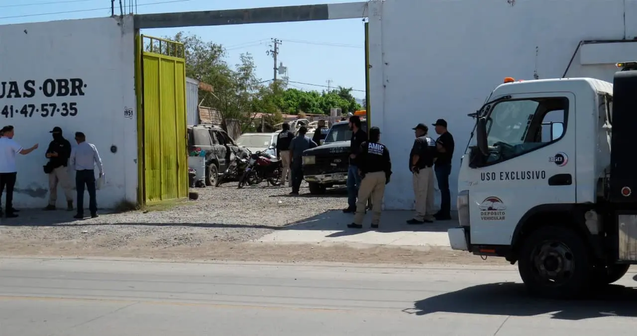 Catean depósito vehicular en Cajeme