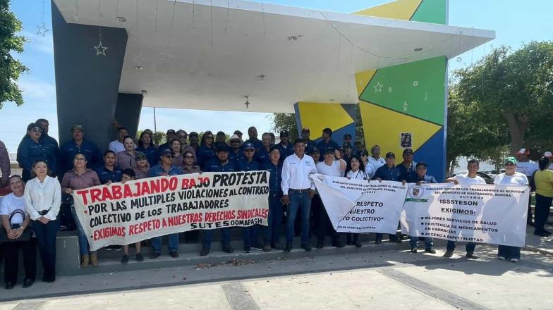 Huatabampo. Sindicato trabaja bajo protesta en Oomapas