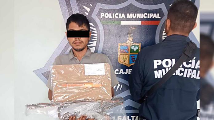 Capturan en Ciudad Obregón a uno con tubería robada Capturan en Ciudad Obregón a uno con tubería robada
