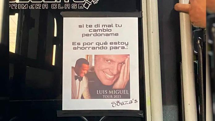 “Si te doy mal tu cambio perdóname”: chofer se vuelve viral por “ahorrar” para el concierto de Luis Miguel “Si te doy mal tu cambio perdóname”: chofer se vuelve viral por “ahorrar” para el concierto de Luis Miguel