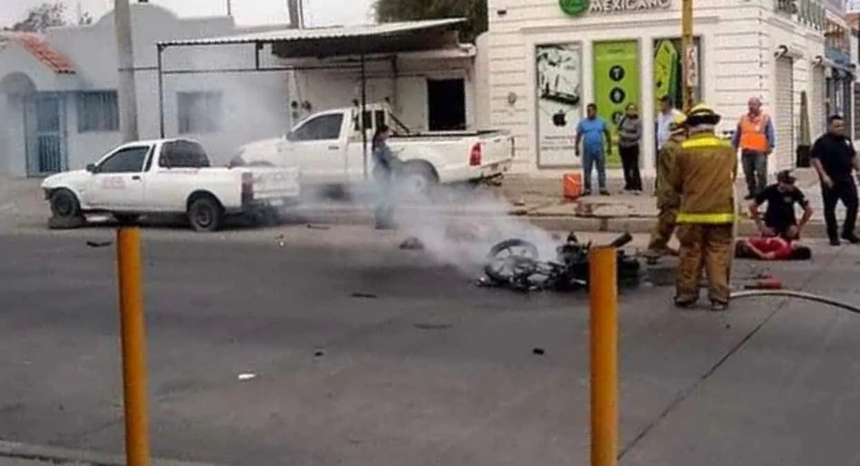 Muere motociclista involucrado en aparatoso choque en Cajeme