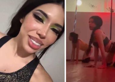 VIDEO | Yeri Mua presume su primera clase de baile en el tubo