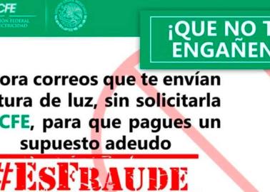 ¡Cuidado! CFE: Alerta a clientes a no caer en estos fraudes