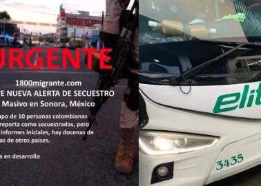 Colombianos desaparecen en Sonora; fueron bajados de un camión tras una inspección militar