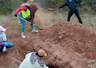 Buscadoras de Huatabampo encuentran restos humanos en el municipio de Benito Juárez
