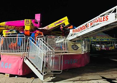 Protección Civil Sonora suspende juegos mecánicos en Feria de las Flores