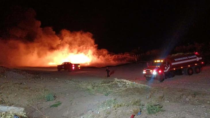 Se incendian 250 tubos de polietileno cerca de Danzante Yaqui: PC Sonora