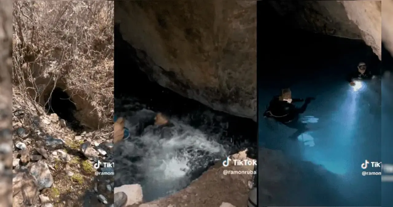 Tras hallazgo de supuesto cenote en Sonora, usuarios debaten si se trata de otra cosa