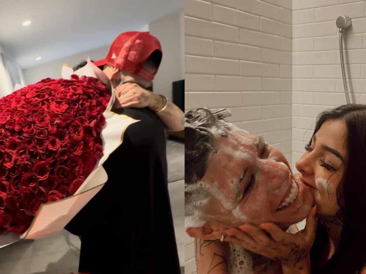 Santa Fe Klan regala ramo “buchón” a Karely Ruiz tras felicitar a Maya Nazor Santa Fe Klan regala ramo “buchón” a Karely Ruiz tras felicitar a Maya Nazor