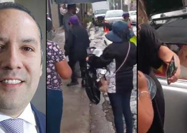 VIDEO | Así boicotearon la boda de delegado de Infonavit, deudor alimentario