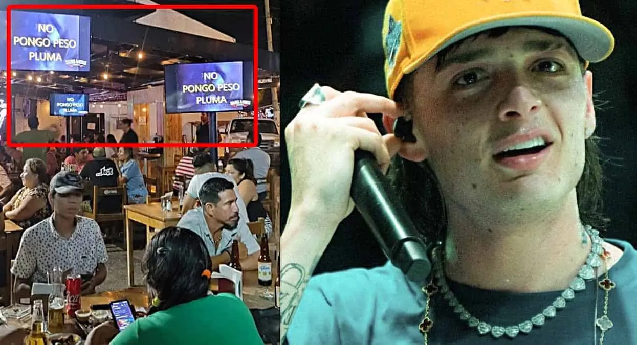 Restaurante de Coahuila desata polémica por su postura contra Peso Pluma