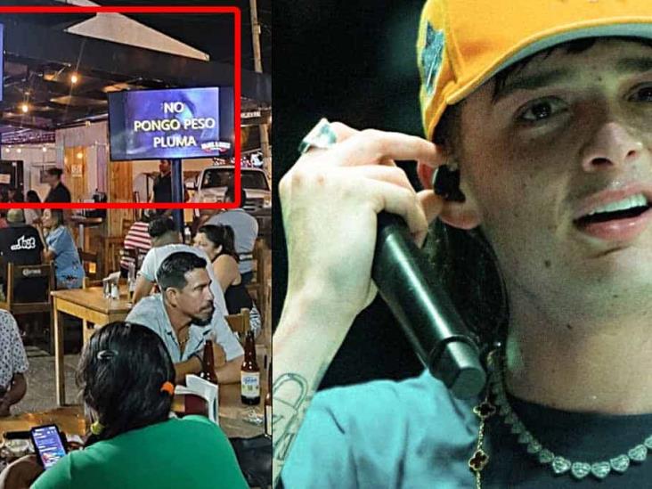 Restaurante de Coahuila desata polémica por su postura contra Peso Pluma Restaurante de Coahuila desata polémica por su postura contra Peso Pluma