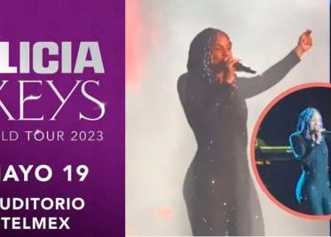 VIDEO | Alicia Keys sorprende a fans cantando canción de Peso Pluma VIDEO | Alicia Keys sorprende a fans cantando canción de Peso Pluma