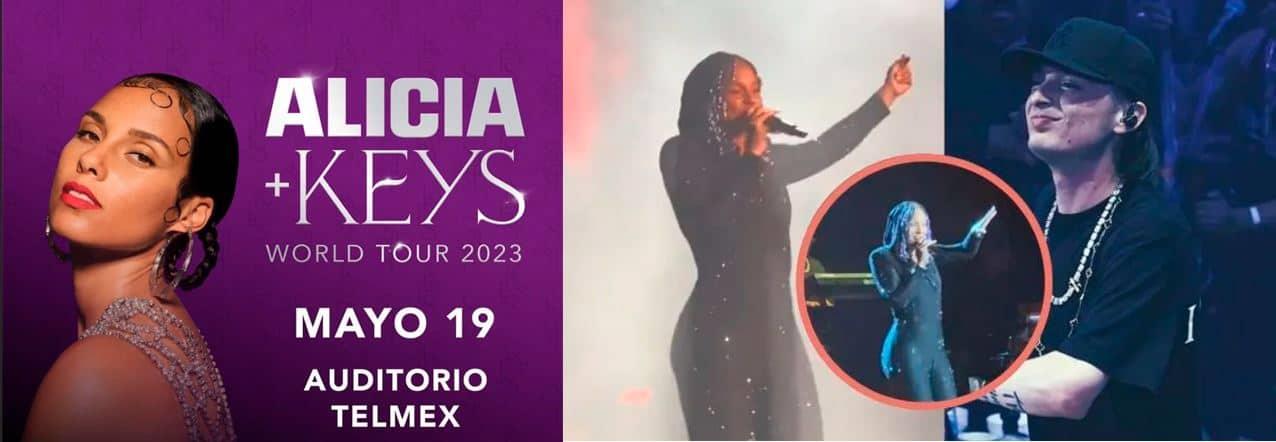 VIDEO | Alicia Keys sorprende a fans cantando canción de Peso Pluma VIDEO | Alicia Keys sorprende a fans cantando canción de Peso Pluma