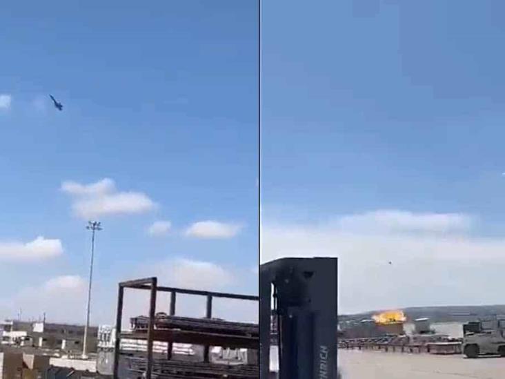 VIDEO | Así se estrelló avión de combate en aeropuerto de España VIDEO | Así se estrelló avión de combate en aeropuerto de España