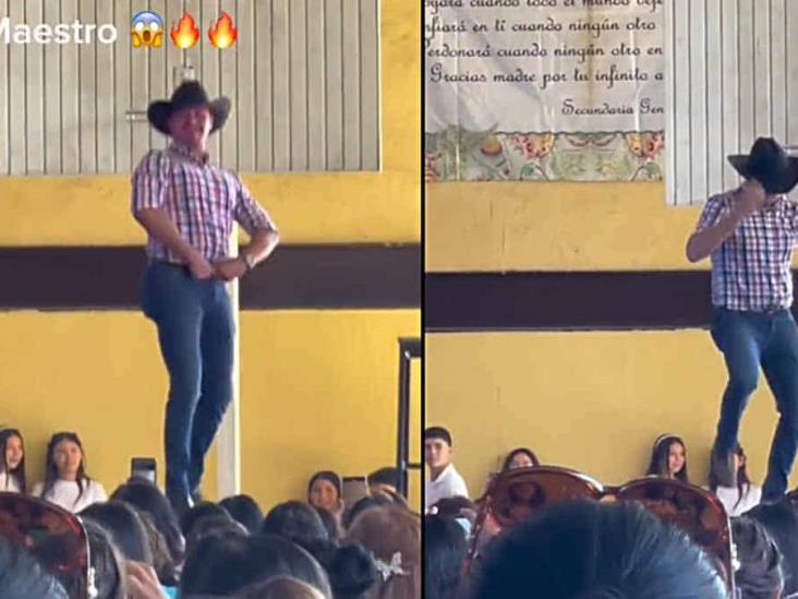 VIDEO | Profesor de secundaria emociona con sexy baile a las madres en su día VIDEO | Profesor de secundaria emociona con sexy baile a las madres en su día