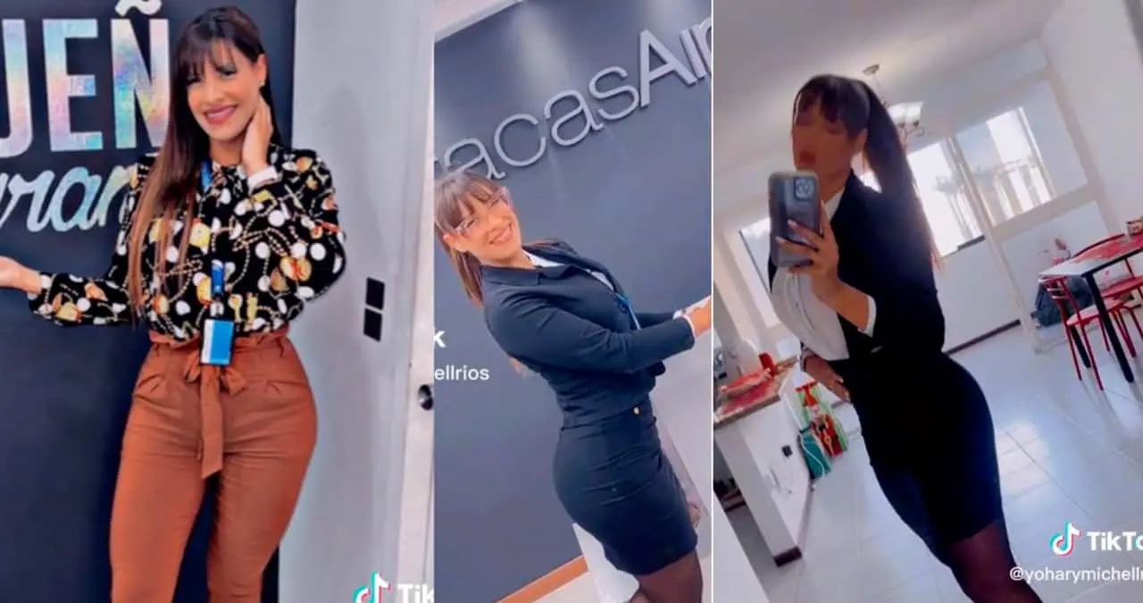 VIDEO | Así imparte clases esta hermosa maestra de azafatas